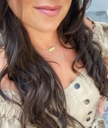 Collier Pendentif Lettre Initiale