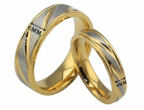 Bague HIJONES en acier inoxydable plaqué 18k