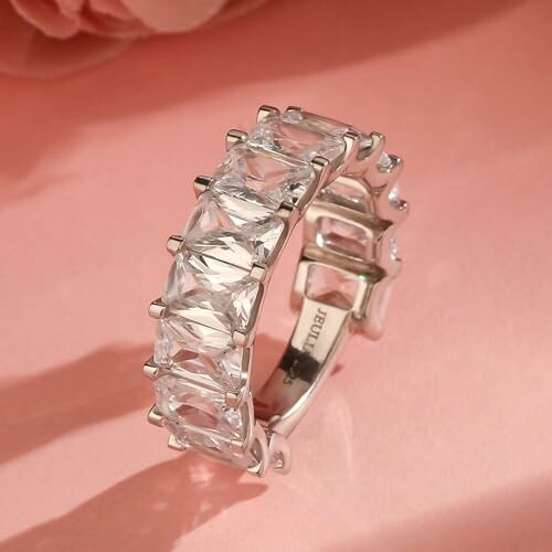 Jeulia Bague de Fiançailles en Argent Sterling