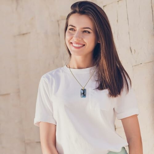 Collier Plaque d'Identité Femme COAI